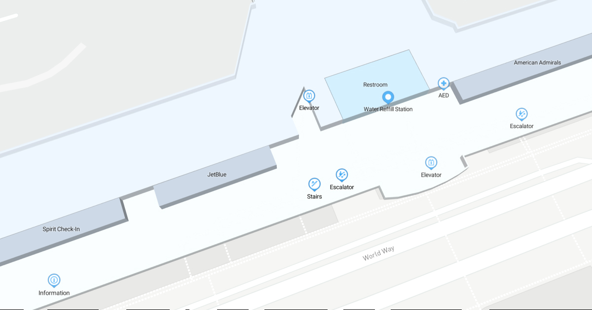 Los Angeles International Airport Terminal 5 Map