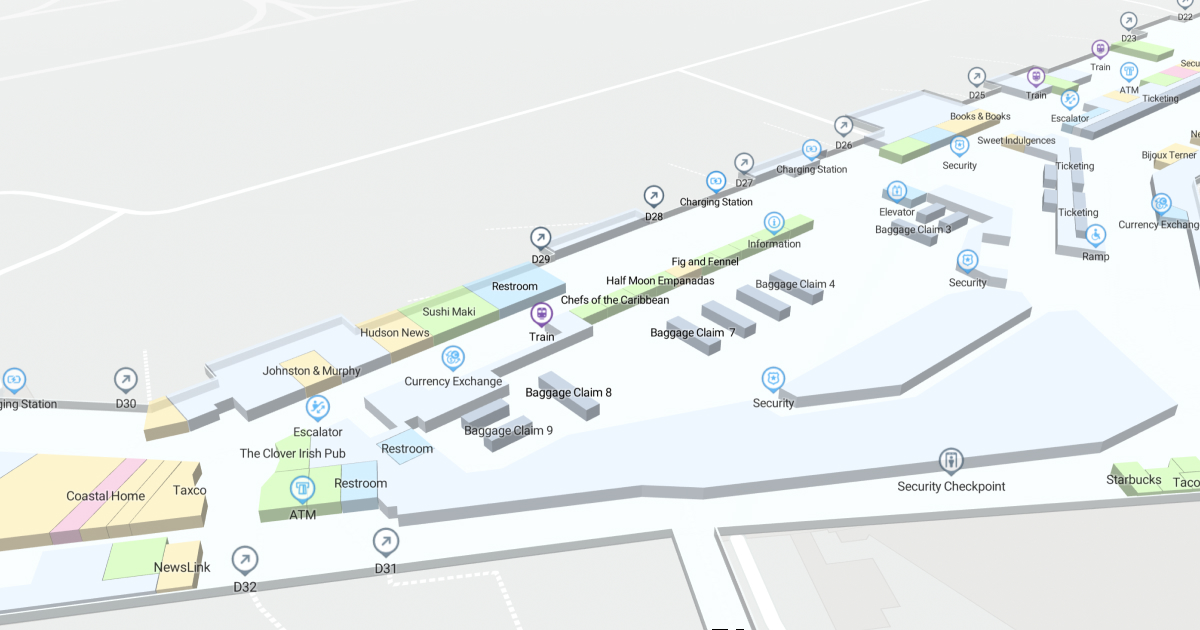 North Terminal 3D Map