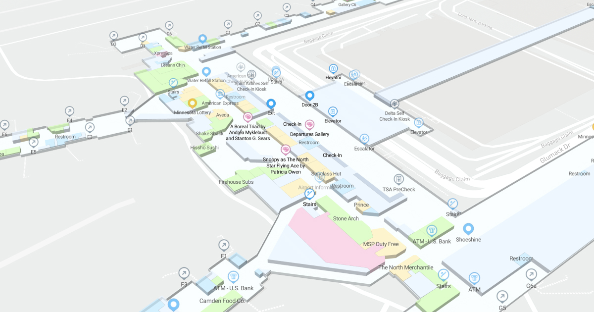 Minneapolis-St Paul International Airport-Wold-Chamberlain Terminal 1