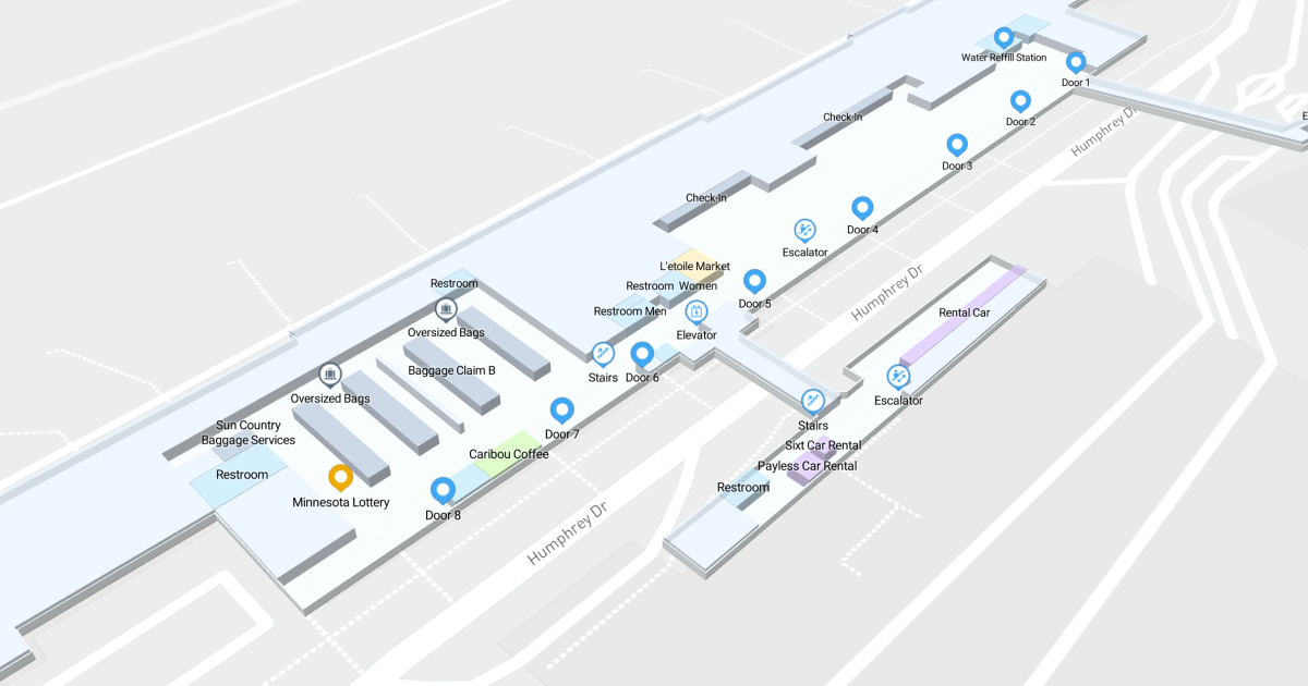 Minneapolis-St Paul International Airport-Wold-Chamberlain Terminal 2