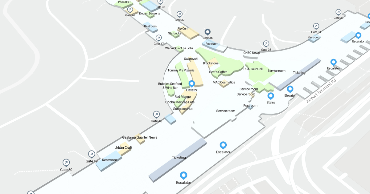 Terminal 2 3D Map