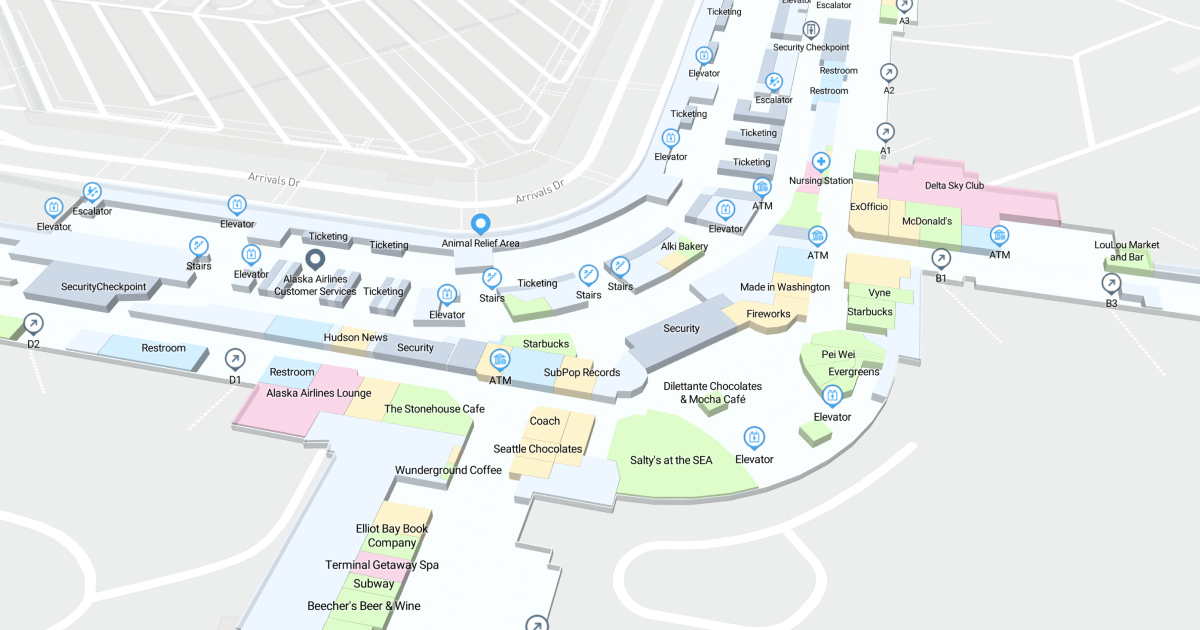 Seattle-Tacoma International Airport (SEA) Terminal