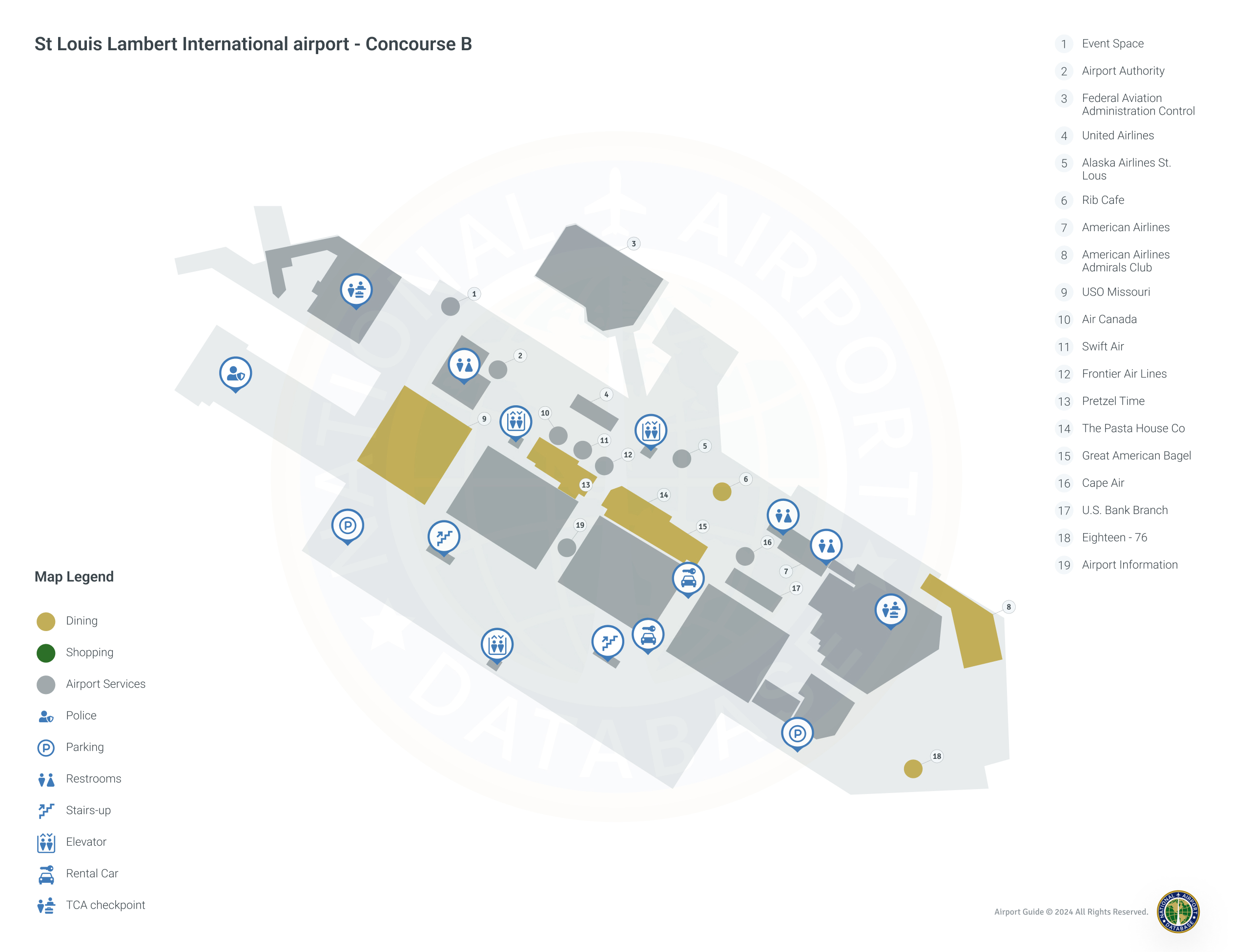 STL Airport Concourse B